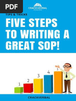 Five Steps To Writing A Great SOP!