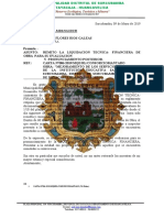 Carta N°001 - Supervisor Serv - Deportivo San Pedro