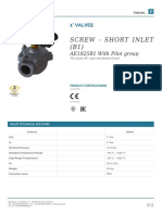 Screw - Short Inlet (B1) : AE1825B1 With Pilot Group