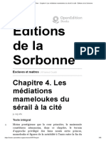 Esclaves et maîtres - Chapitre 4. Les médiations mameloukes du sérail à la cité - Éditions de la Sorbonne