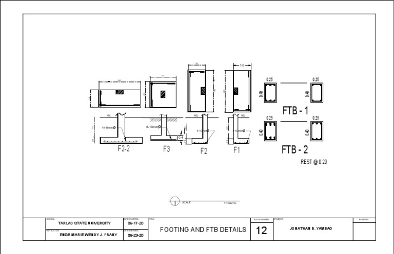 Footing and FTB Details | PDF | Tornadoes | Storms