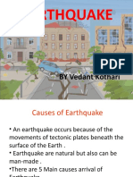 Earthquake: BY Vedant Kothari