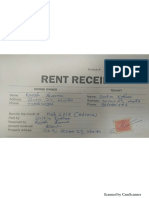 Rent Receipts