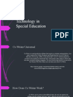 Technology in Special Education Assignment 8