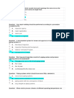 Gate valves full-port size pipe inspection questions answers quiz