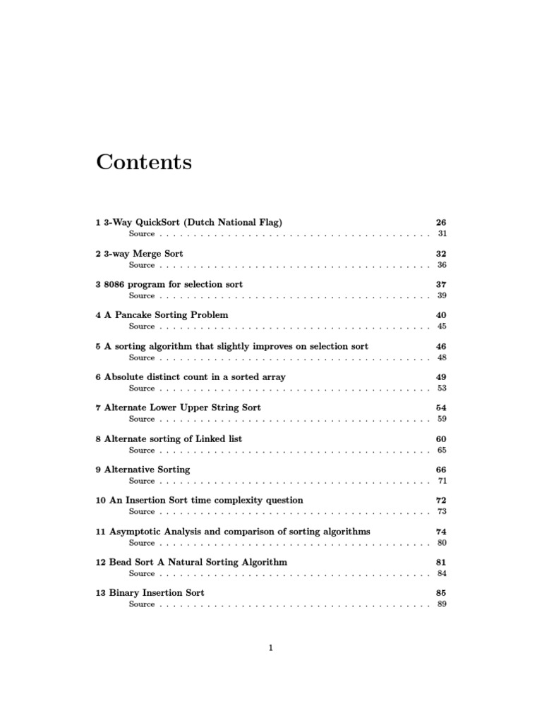 Sorting PDF | PDF | Algorithms | Teaching Mathematics