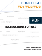 Manual de usuario  doople fetal huntleigh FD3