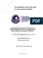 Braul Moreno Presupuesto Proyecto Edificacion Anexos PDF