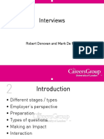 Interviews: Preparation, Types of Questions and Making an Impact