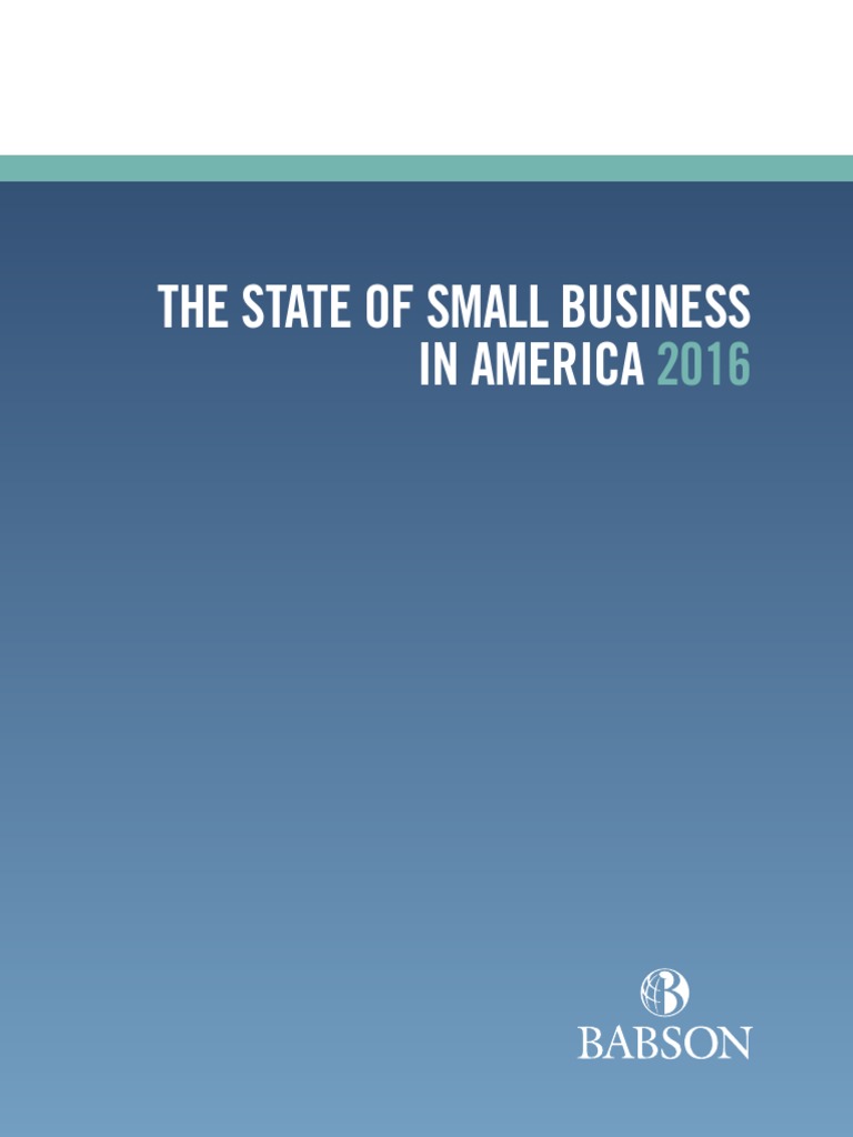 The State of Small Business in America | PDF | Economic Growth ...