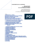 Juegos Matemáticos en La Enseñanza