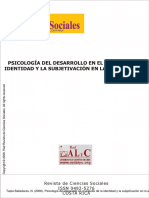 Psicología Del Desarrollo en El Estudio de La Identidad y La Subjetivación en La Adolescencia (Pag. 1 - 4)