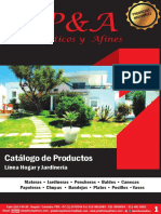 Catálogo Hogar y Jardinería P&A 2020