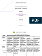 Learning Continuity Plan: Manuel A. Roxas High School