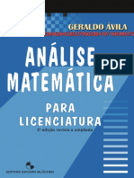 Analise Matematica - Geraldo Avila