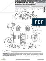 Self-Awareness: My House: Color The Picture