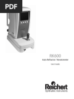 Autorefactometro Reichert RK600 PDF