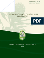 Junior Secondary Handbook