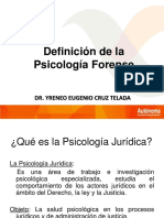 Definición de La Psicología Forense