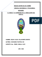 La Crisis y Su Expresion en La Circulacion Del Capital - Villafuerte Oporto Celina