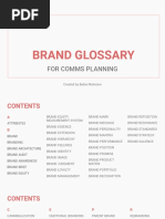 Brand Glossary