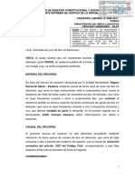 CAS 2996 2017 Cusco Lucro Cesante No Debe Incluir Remuneraciones Dejadas de Percibir y Beneficios Sociales PDF