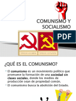 Comunismo y Socialismo