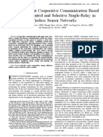 Energy-Efficient Cooperative Communication Based On Power Control and Selective Single-Relay in Wireless Sensor Networks