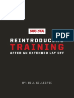 Reintroducing Training After an Extended Layoff (40/40