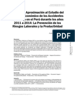 Articulo Impacto Economico de Los Accidentes de Trabajo en El Perú PUCP