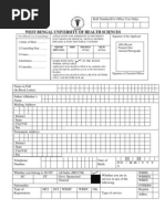  West Bengal Application Form 