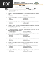 Final Exam in Oral Com (For The Div Office)