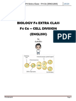 Biology F4 Extra Class F4 C6 - Cell Division (English)