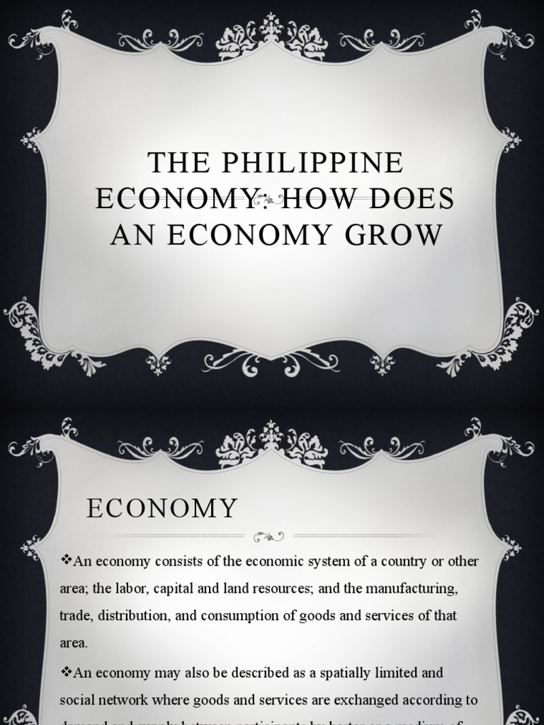 Overview of the Philippine Economy | PDF | Entrepreneurship | Gross ...