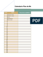 Plan de Medios en Excel