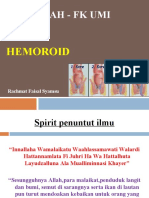 SGL Bedah - FK Umi: Hemoroid