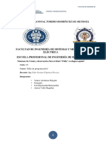 Informe de Taller de Programacion - Sistema - Hoteles PDF