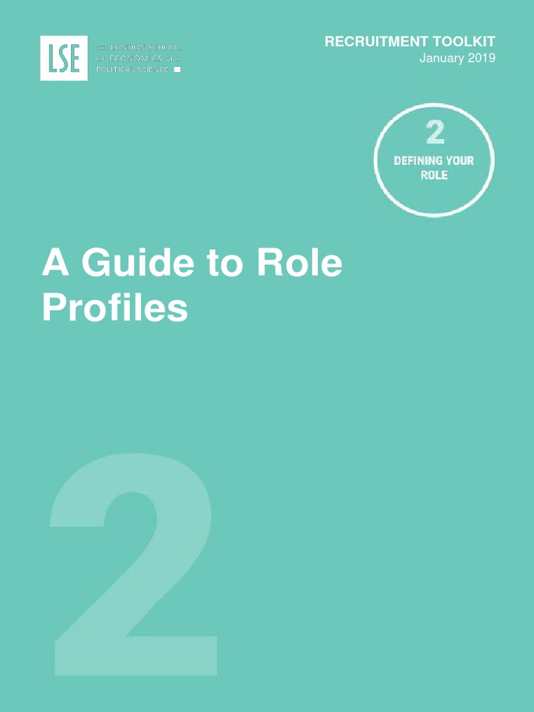 A Guide To Role Profiles: Recruitment Toolkit | PDF | Strategic ...