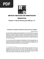 Rascovan, Sergio. Orientación y Pandemia. Reflexiones para Promover El Debate-Editor