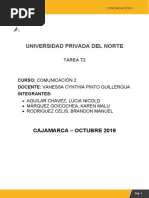 T2 - Comunicación 2 - Aguilar Chávez - Lucía Nicold - Márquez Goicochea - Karen Malu - Rodriguez Celiz - Brandon Manuel