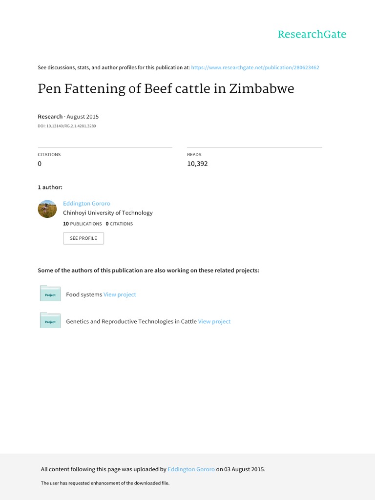 Cattle visual data 3