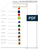 get dressed worksheet 2