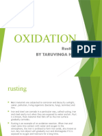 Oxidation: Rusting by Taruvinga H.C