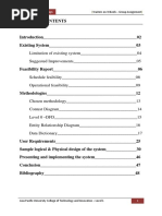 System Analysis & Design: Waiters On Wheels - Group Assignment