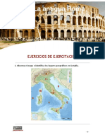 DOSSIER de Ejercicios de Repaso - La Antigua Roma PDF