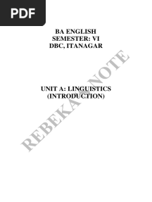 BA 6th Sem UNIT A NOTES PDF