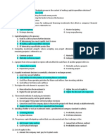 Cabrera Capital Budgeting Theories