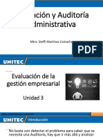 Unidad 3 - Evaluación y Auditoría Administrativa