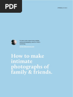 How To Make Intimate Photographs of Family & Friends