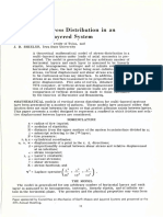 Theoretical Stress Distribution Elastic Multi-Layered System in An